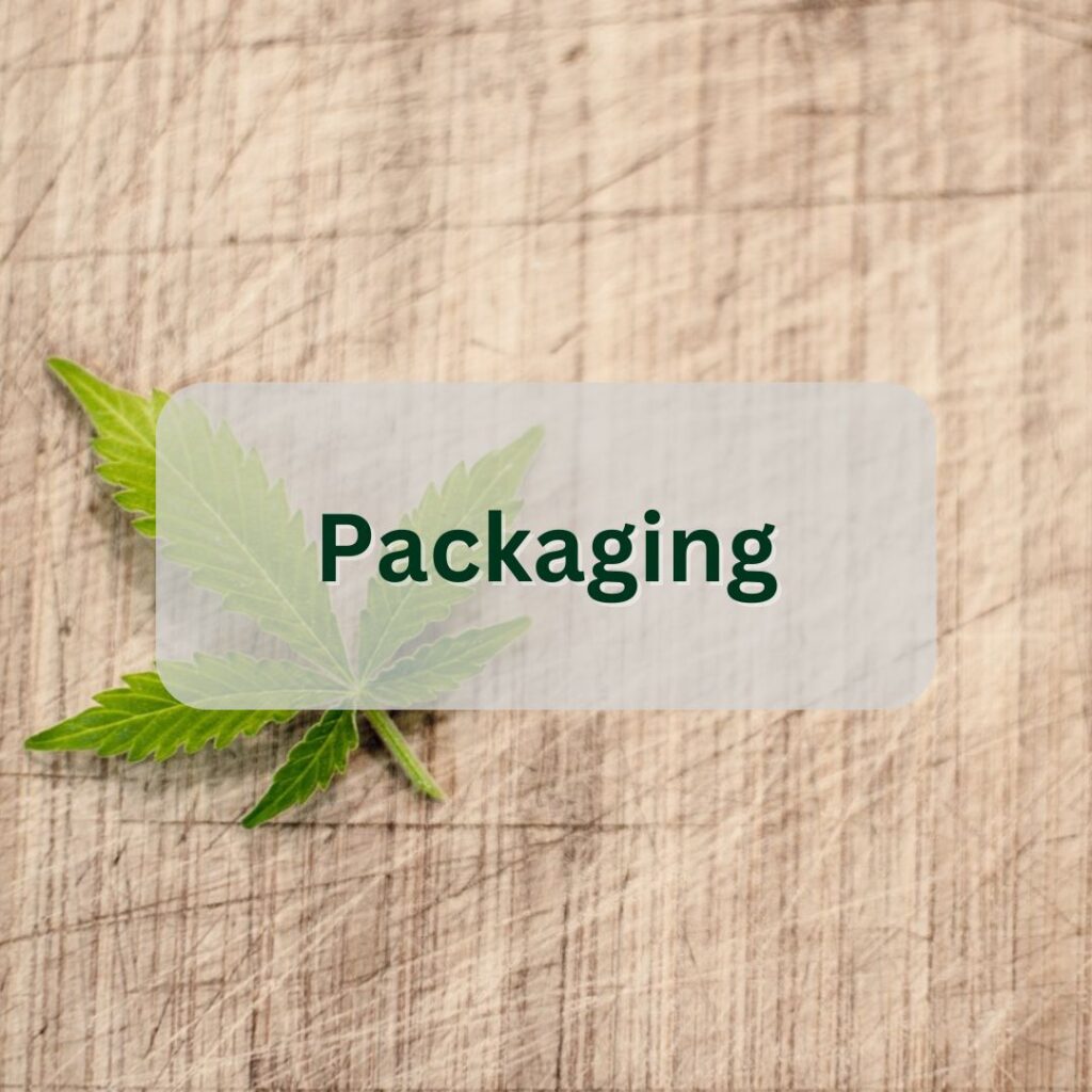 cannabis industry data packaging button